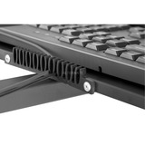 Digitus Poste de travail mobile avec réglage en hauteur, Table de travail Noir