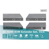 Digitus Set d'extension KVM HDMI 4K, Extension HDMI 