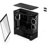ENDORFY Aquarius 8000 Corona boîtier bench/show Noir | 2x USB-A | 1x USB-C | RGB | Verre Trempé