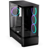 ENDORFY Aquarius 8000 Corona boîtier bench/show Noir | 2x USB-A | 1x USB-C | RGB | Verre Trempé