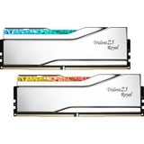G.Skill 32 Go DDR5-6800 Kit, Mémoire vive Argent, F5-6800J3445G16GX2-TR5S, Trident Z Royal, RGB led, XMP, EXPO