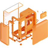 HYTE X50 Astral Orange boîtier midi tower Orange | 2x USB-A | 1x USB-C | Window