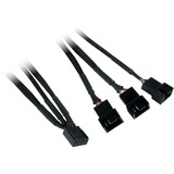 Inter-Tech Argus RS-06 Boitier PC Ventilateur 12 cm ventilateurs de boîtier RGB  3 pièces, 120 x 120 x 25 mm, PWM, Ventilateur, 12 cm, 1200 tr/min, 22 dB