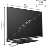 JVC  32" TV LED Noir