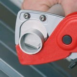 KNIPEX Coupe-tubes Rouge, pour tubes flexibles et gaines de protection