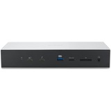 Kensington SD5000T5 EQ Station d’accueil Thunderbolt 5 avec Triple sortie vidéo 4K et alimentation PD 140 W, Station d'accueil Gris, Avec fil, Thunderbolt 5, 140 W, 3,5 mm, 10,100,1000,2500 Mbit/s, Noir, Gris