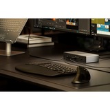 Kensington SD5000T5 EQ Station d’accueil Thunderbolt 5 avec Triple sortie vidéo 4K et alimentation PD 140 W, Station d'accueil Gris, Avec fil, Thunderbolt 5, 140 W, 3,5 mm, 10,100,1000,2500 Mbit/s, Noir, Gris