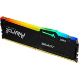 Kingston FURY 16 Go DDR5-5600, Mémoire vive Noir, KF556C36BBEA-16, Beast RGB, XMP, EXPO