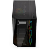 Krux Empero boîtier midi tower Noir | 2x USB-A | 1x USB-C | RGB | Verre Trempé