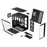 Krux Empero boîtier midi tower Noir | 2x USB-A | 1x USB-C | RGB | Verre Trempé