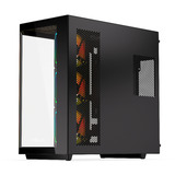 Krux Empero boîtier midi tower Noir | 2x USB-A | 1x USB-C | RGB | Verre Trempé