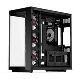 Krux Empero boîtier midi tower Noir | 2x USB-A | 1x USB-C | RGB | Verre Trempé