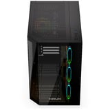 Krux  boîtier midi tower Noir | 2x USB-A | 1x USB-C | RGB | Verre Trempé