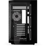 Krux  boîtier midi tower Noir | 2x USB-A | 1x USB-C | RGB | Verre Trempé