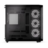 Krux  boîtier midi tower Noir | 2x USB-A | 1x USB-C | RGB | Verre Trempé