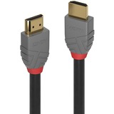 Lindy Câble HDMI High Speed, Anthra Line, 1m Noir, Anthra Line, 1m, 1 m, HDMI Type A (Standard), HDMI Type A (Standard), 4096 x 2160 pixels, 18 Gbit/s, Noir, Gris