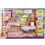 MGA Entertainment Rainbow High Little Dessert Shop with Kandy Playset, Figurine Rainbow High Little Dessert Shop with Kandy Playset, Poupée mannequin, Femelle, 4 an(s), 140 mm, Multicolore