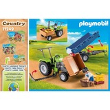 PLAYMOBIL Country - Tracteur avec remorque, Jouets de construction 71249