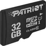 Patriot PSF32GMDC10 mémoire flash 32 Go MicroSDHC UHS-I Classe 10, Carte mémoire Noir, 32 Go, MicroSDHC, Classe 10, UHS-I, 80 Mo/s, Class 1 (U1)