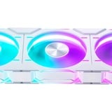 Phanteks D30-120 PWM Regular ventilateur de boîtier RGB  Blanc, 120 x 120 x 30 mm, 1 pièce, connecteur de ventilateur PWM à 4 broches