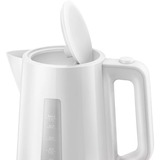 Philips 3000 series Bouilloire en plastique, 1,7 l, couvercle à ressort, voyant Blanc, 1,7 l, couvercle à ressort, voyant, 1,7 L, 2200 W, Blanc, Plastique, Indicateur de niveau d'eau, Sans fil
