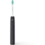Philips 3100 series HX3675/15 2x Brosses à dents électriques - Noire/Rose, Brosse a dents electrique Noir/Rose, Adulte, Brosse à dents à ultrasons, Soin quotidien, 31000 mouvements par minute, Noir, Rose, 2 min