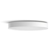 Philips Hue Plafonnier de grande taille Enrave, Lumière LED Blanc, Philips Hue White ambiance Plafonnier de grande taille Enrave, Éclairage de plafond intelligent, Bluetooth, Blanc, LED, Métal, Ampoule(s) non remplaçable(s)