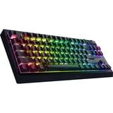 Razer BlackWidow V4 TKL HyperSpeed RGB clavier gaming Noir, Layout DE (QWERTZ), Razer certified Mechanical Orange Switches, 80% (TKL)