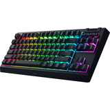 Razer BlackWidow V4 TKL HyperSpeed, clavier gaming Noir, Layout DE, Razer certified Mechanical Orange Switches