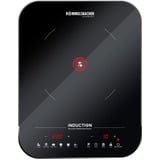 Rommelsbacher Plaque de cuisson simple CTS 2000/IN, Plaque chauffante Noir/Argent