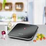 Rommelsbacher Plaque de cuisson simple CTS 2000/IN, Plaque chauffante Noir/Argent