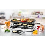 Rommelsbacher RC 1400 raclette 8 personne(s) 1200 W  Acier inoxydable/Noir, acier inoxydable/noir