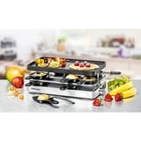 Rommelsbacher RC 1400 raclette 8 personne(s) 1200 W  Acier inoxydable/Noir, acier inoxydable/noir