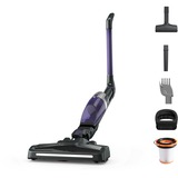 Rowenta X-Trem Compact RH1238 Aspirateur balai Batterie Sec Sans sac 0,4 L Violet, Aspirateur balais Noir/lilas, Aspirateur balai, Sans sac, Violet, 0,4 L, Rectangulaire, Sec