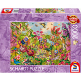 Schmidt Spiele Magnifique jardin de papillons, Puzzle 