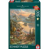Schmidt Spiele Thomas Kinkade Studios: Splendeur au bord du lac, Puzzle 