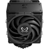 Scythe Mugen 6 Dual Fan Black Edition Refroidisseur CPU Noir, Connecteur de ventilateur PWM à 4 broches