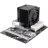 Scythe Mugen 6 Dual Fan Black Edition Refroidisseur CPU Noir, Connecteur de ventilateur PWM à 4 broches