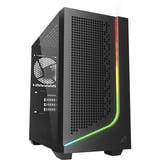 Sharkoon J1000 ARGB boîtier midi tower Noir | 3x USB-A | RGB | Verre Trempé