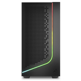 Sharkoon  boîtier midi tower Noir | 3x USB-A | RGB | Window