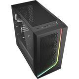 Sharkoon  boîtier midi tower Noir | 3x USB-A | RGB | Window
