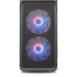 Silentware  boîtier midi tower Noir | 3x USB-A | RGB | Verre Trempé