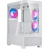 SilverStone Lucid 05 boîtier midi tower Blanc | 2x USB-A | 1x USB-C | RGB | Verre Trempé