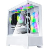 SilverStone Lucid 05 boîtier midi tower Blanc | 2x USB-A | 1x USB-C | RGB | Verre Trempé