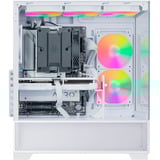 SilverStone Lucid 05 boîtier midi tower Blanc | 2x USB-A | 1x USB-C | RGB | Verre Trempé