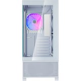 SilverStone Lucid 05 boîtier midi tower Blanc | 2x USB-A | 1x USB-C | RGB | Verre Trempé