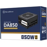 SilverStone SST-DA850-G, 850 Watt alimentation  Noir, 850 W, 90 - 264 V, 47 - 63 Hz, Actif, 110 W, 846 W