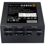 SilverStone SST-DA850-G, 850 Watt alimentation  Noir, 850 W, 90 - 264 V, 47 - 63 Hz, Actif, 110 W, 846 W