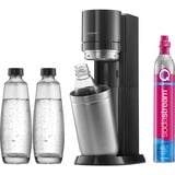 SodaStream Forfait avantageux Duo Titan, dispositif pour l'eau gazeuse Gris foncé/en acier inoxydable