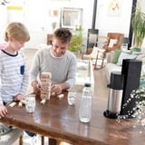 SodaStream Forfait avantageux Duo Titan, dispositif pour l'eau gazeuse Gris foncé/en acier inoxydable